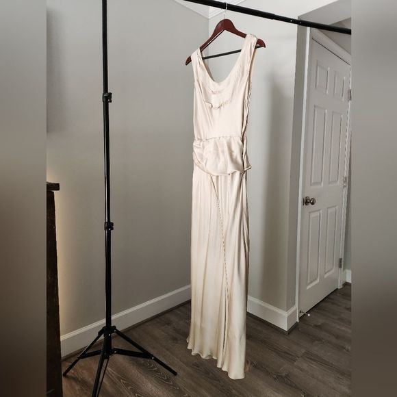 Alberta Ferretti Cream Maxi Dress - Picture 7 of 15